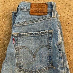 levi rib cage straight jeans